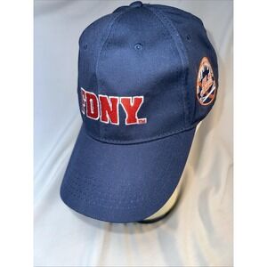 FDNY/NY Mets/ 9/11 New York Fire Department Navy Blue Baseball Hat Cap  NWOT